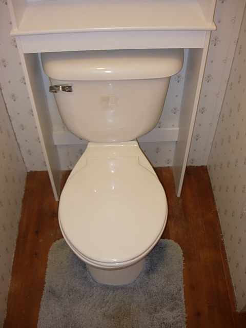 Toilet Before Bio Bidet BB-800 Is Installed